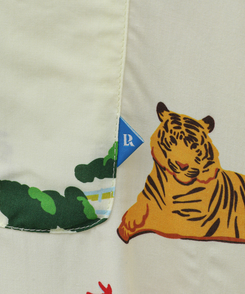 Liberaiders(リベレイダース)の「Liberaiders / リベレイダース RAYON ALOHA SHIRT #70202(シャツ/ブラウス・メンズ・ブラック/ホワイト系その他・LARGE/MEDIUM)」の6枚目の写真