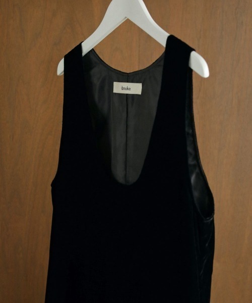 anuke（アンヌーク）の「anuke　Velour Balloon Onepiece ベロアバルーンワンピース/62420303（ワンピース・レディース・ブラック・36/38）」の14枚目の写真