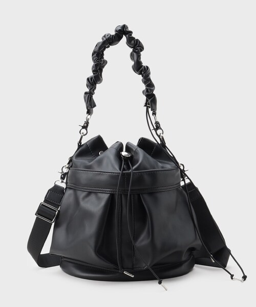 tk.TAKEO KIKUCHI（ティーケータケオキクチ）の「◆ドロストヘルメットバッグ（ショルダーバッグ・メンズ・ブラック系/グレー系その他/ブラック・00）」の15枚目の写真