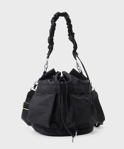 tk.TAKEO KIKUCHI（ティーケータケオキクチ）の「◆ドロストヘルメットバッグ（ショルダーバッグ・メンズ・ブラック系/グレー系その他/ブラック・00）」の16枚目の写真