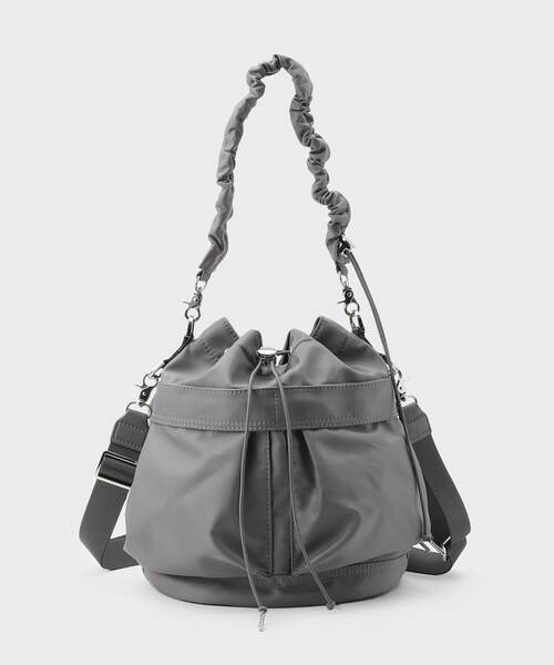 tk.TAKEO KIKUCHI（ティーケータケオキクチ）の「◆ドロストヘルメットバッグ（ショルダーバッグ・メンズ・ブラック系/グレー系その他/ブラック・00）」の17枚目の写真