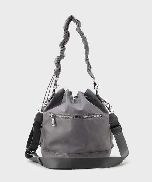 tk.TAKEO KIKUCHI（ティーケータケオキクチ）の「◆ドロストヘルメットバッグ（ショルダーバッグ・メンズ・ブラック系/グレー系その他/ブラック・00）」の19枚目の写真