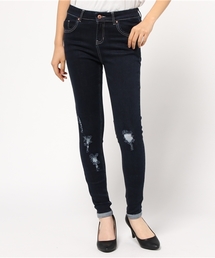 mystic | 【mystic】ダメージデニムスキニー(デニムパンツ)