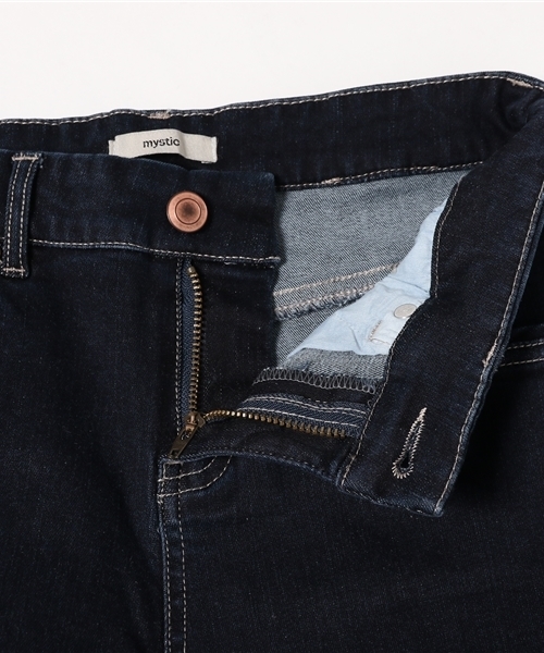 mystic(ミスティック)の「【mystic】ダメージデニムスキニー(デニムパンツ・レディース・ネイビー/ブルー・2/0/1)」の10枚目の写真