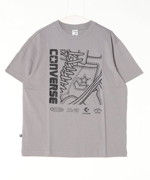 CONVERSE（コンバース）の「コンバース  CV ズーム グラフィック TEE_（Tシャツ/カットソー・メンズ・ブラック/ホワイト/グレー・LL/L/M）」の3枚目の写真
