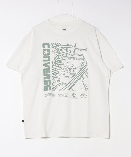 CONVERSE（コンバース）の「コンバース  CV ズーム グラフィック TEE_（Tシャツ/カットソー・メンズ・ブラック/ホワイト/グレー・LL/L/M）」の2枚目の写真