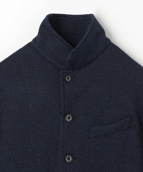 HIDEAWAYS NICOLE（ハイダウェイニコル）の「ラッセルジャカードボンディングジャケット（テーラードジャケット・メンズ・ネイビー/チェック/ブラック×ホワイト/グレー・MEDIUM/LARGE/X-LARGE）」の8枚目の写真