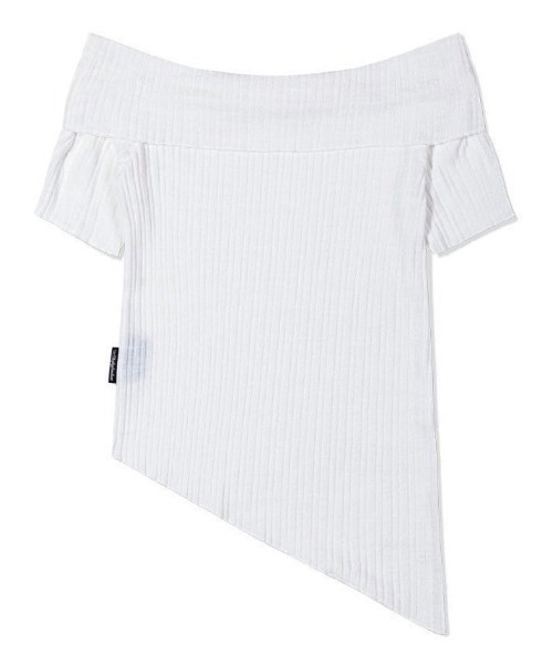 UGLY SHADOW(アグリーシャドウ)の「【Uglyshadow】UNBALANCED KNIT OFF SHOULDER(ニット/セーター・レディース・ブラック/グレー/ホワイト・ONE SIZE)」の15枚目の写真
