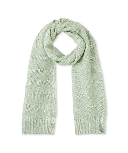 FRAY I.D（フレイアイディー）の「スパンコールニットマフラー（マフラー・レディース・ミント/グレー・FREE）」の2枚目の写真