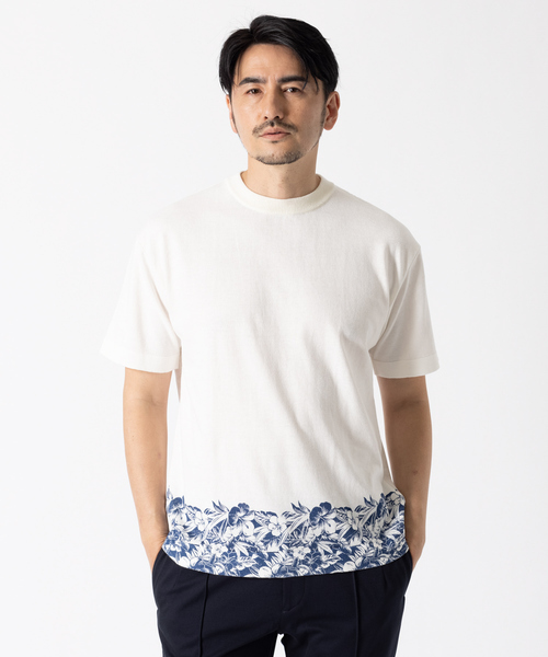 DESIGNWORKS みすぼらしく 半袖ニット