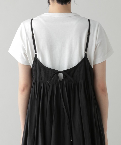 tシャツ 「natural by clip」コットンレーヨンティアードキャミワンピース レディース studio CLIP tシャツ 「natural by clip」コットンレーヨン