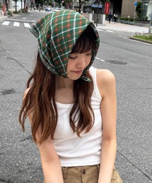 CANAL JEAN | Lakey Park　チェック柄スカーフ(バンダナ/スカーフ)