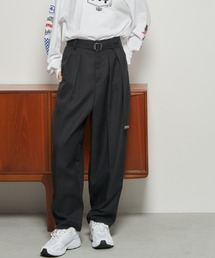 Auntie Rosa Holiday | バレルシルエットタックカーブスラックスパンツ / セットアップ対応(スラックス)