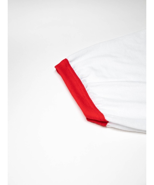 68&brothers(シックスティエイトアンドブラザーズ)の「S/S Ringer Tee "STANDARD"(Tシャツ/カットソー・メンズ・ホワイト×ブラック/ホワイト×グリーン/ホワイト×ブルー/ホワイト×レッド・X-LARGE/MEDIUM/LARGE)」の19枚目の写真