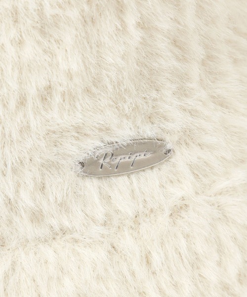 repipi armario（レピピ アルマリオ）の「シャギーバケハ（ハット・キッズ・ホワイト/ブラック・FREE）」の9枚目の写真