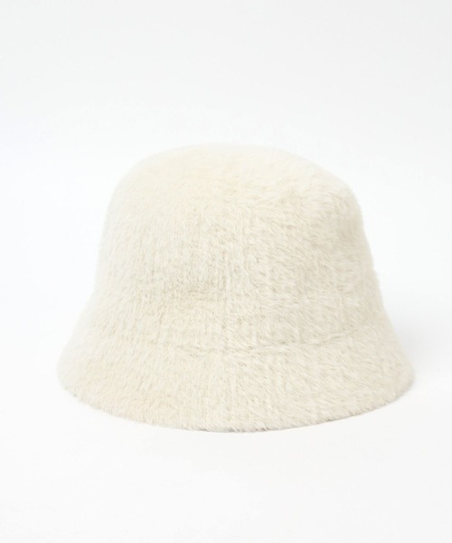 repipi armario（レピピ アルマリオ）の「シャギーバケハ（ハット・キッズ・ホワイト/ブラック・FREE）」の4枚目の写真