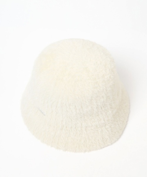 repipi armario（レピピ アルマリオ）の「シャギーバケハ（ハット・キッズ・ホワイト/ブラック・FREE）」の6枚目の写真