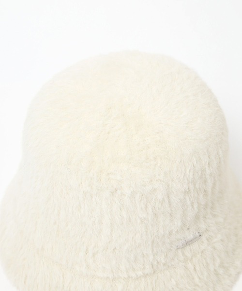 repipi armario（レピピ アルマリオ）の「シャギーバケハ（ハット・キッズ・ホワイト/ブラック・FREE）」の7枚目の写真