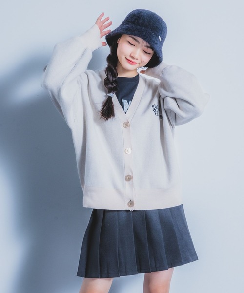 repipi armario（レピピ アルマリオ）の「シャギーバケハ（ハット・キッズ・ホワイト/ブラック・FREE）」の15枚目の写真