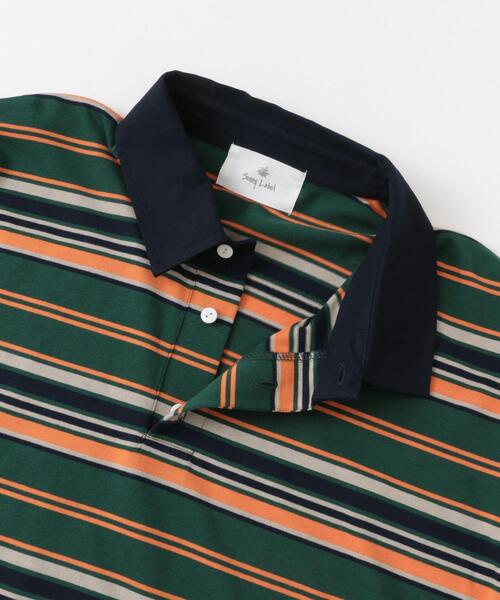 URBAN RESEARCH Sonny Label（アーバンリサーチサニーレーベル）の「ロングスリーブボーダーラガーシャツ（Tシャツ/カットソー・メンズ・グレー/グリーン/ブラック・LARGE/MEDIUM）」の21枚目の写真