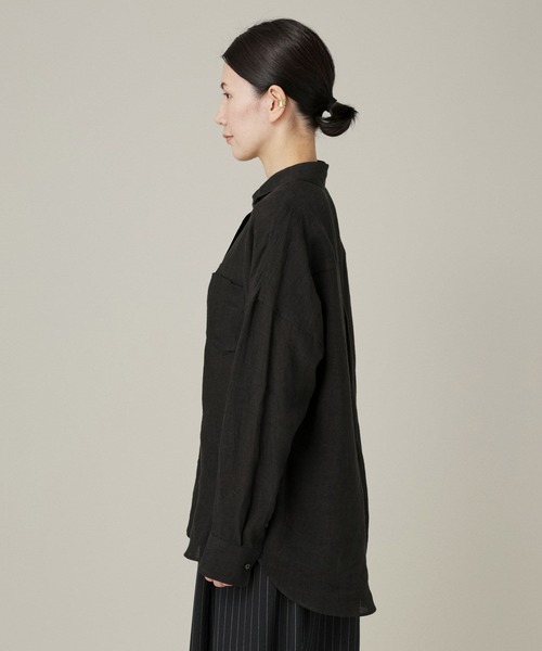 【美品】 カレンソロジー リネンオーバーシャツ シャツ ビッグシルエット Curensology（カレンソロジー）の「Curensology(カレンソロジー
