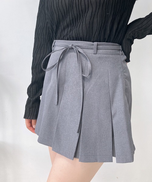 AS KNOW AS plus（アズノゥアズプラス）の「◇リボンベルト付き