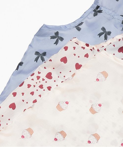 petit main(プティマイン)の「ポケッタブルエコバッグ(エコバッグ/サブバッグ・キッズ・レッド/アイボリー/ライトピンク/ライトブルー・FREE)」の6枚目の写真