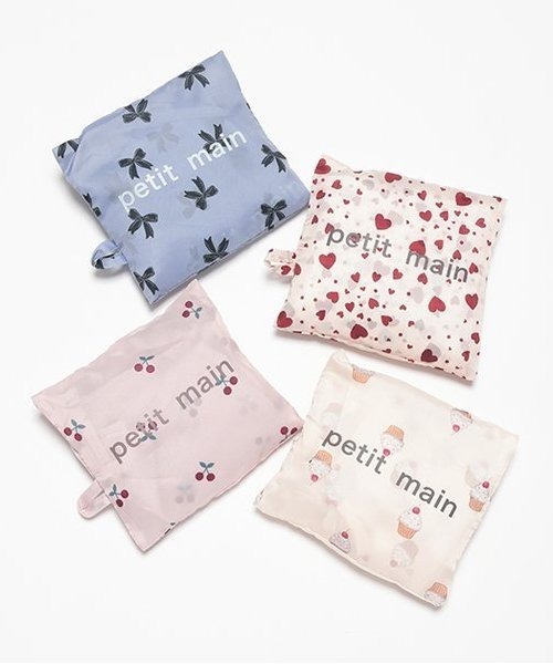 petit main(プティマイン)の「ポケッタブルエコバッグ(エコバッグ/サブバッグ・キッズ・レッド/アイボリー/ライトピンク/ライトブルー・FREE)」の13枚目の写真