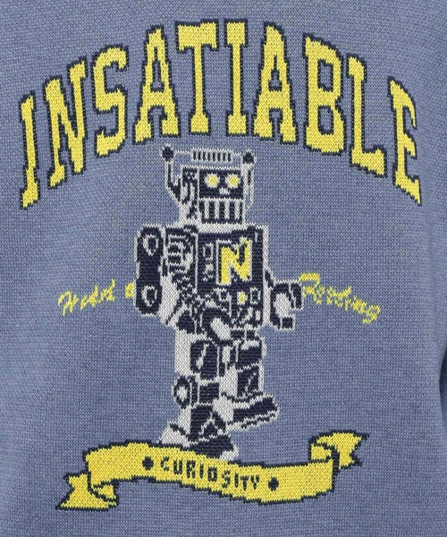 セール】アソートモチーフジャカードニットパーカー（パーカー）｜niko