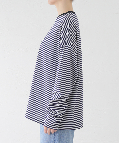 コンパクトジャージー クルーネックBigプルオーバー（Tシャツ