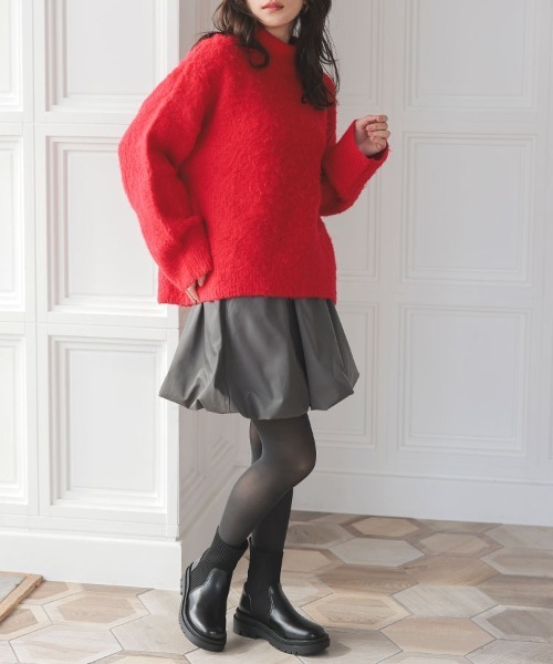 DONOBAN(ドノバン)の「サイドゴアニットブーツ(ブーツ・レディース・ブラック・M/S/LL/L)」の8枚目の写真