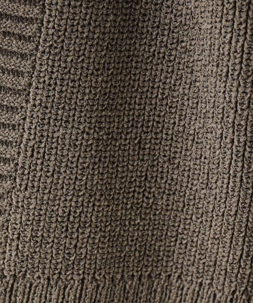 SHOO・LA・RUE（シューラルー）の「【洗える】ざっくり編みトッパーカーディガン（カーディガン/ボレロ・レディース・ワインレッド/アイボリー/ブラウン系/ブルー・00）」の17枚目の写真