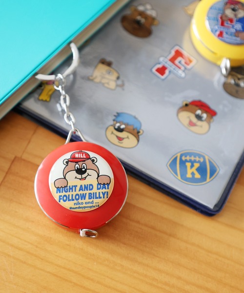 niko and...（ニコアンド）の「【BILLY(ビリー)】メジャーキーホルダー（キーホルダー・メンズ・イエロー/レッド/ブルー・0）」の3枚目の写真