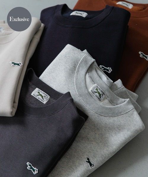 PENNEYS（ぺニーズ）の「『XLサイズ/WEB限定』『別注』PENNEYS×DOORS　THE FOX クルーネックスウェット（スウェット・メンズ・オレンジ/ベージュ/ネイビー/ホワイト系その他/チャコールグレー・MEDIUM/LARGE/X-LARGE）」の6枚目の写真