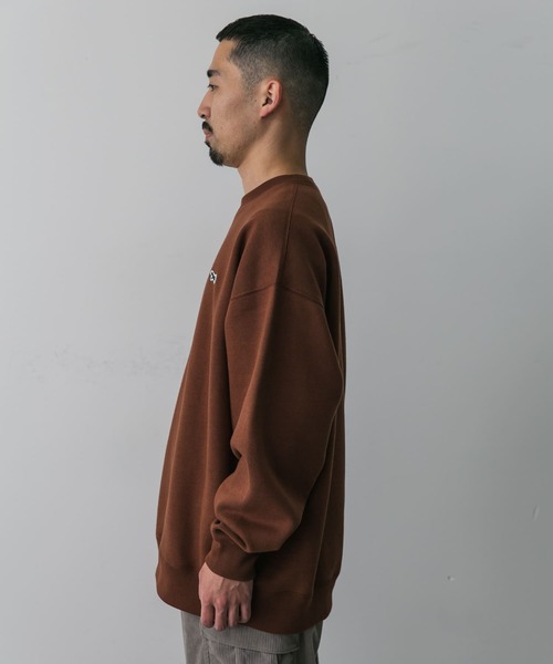 PENNEYS（ぺニーズ）の「『XLサイズ/WEB限定』『別注』PENNEYS×DOORS　THE FOX クルーネックスウェット（スウェット・メンズ・オレンジ/ベージュ/ネイビー/ホワイト系その他/チャコールグレー・MEDIUM/LARGE/X-LARGE）」の14枚目の写真