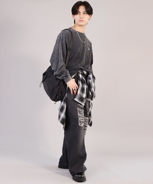 SPINNS（スピンズ）の「ナイロンショルダーバッグ（ショルダーバッグ・メンズ・ブラック・ONESIZE）」の6枚目の写真