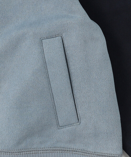 COMME CA ISM（コムサイズム）の「配色切り替えブルゾン（ブルゾン・キッズ・アイボリー/サックスブルー/ブラック・130cm/120cm/110cm/100cm/150cm/140cm）」の8枚目の写真