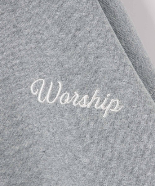 BAYFLOW（ベイフロー）の「[長いシーズン着られる裏毛素材]ハーフジップスウェットプルオーバー（スウェット・レディース・ネイビー/オフホワイト/グレー・FREE）」の22枚目の写真