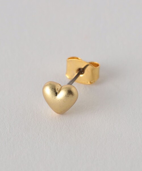 BEAUTY&YOUTH UNITED ARROWS(ビューティーアンドユースユナイテッドアローズ)の「メタル ミニハート ピアス(ピアス(両耳用)・レディース・シルバー/ゴールド・FREE)」の3枚目の写真