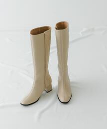 RODE SKO | 『MADE IN JAPAN』5.5センチスクエアトゥロングブーツ(ブーツ)