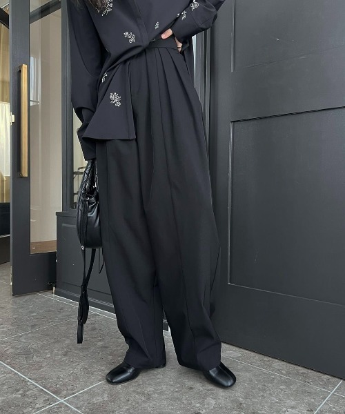 WILLFULLY(ウィルフリー)の「embroidery bijou motif sheer changeover SH(シャツ/ブラウス・レディース・ホワイト/ブラック/チャコール・FREE)」の20枚目の写真