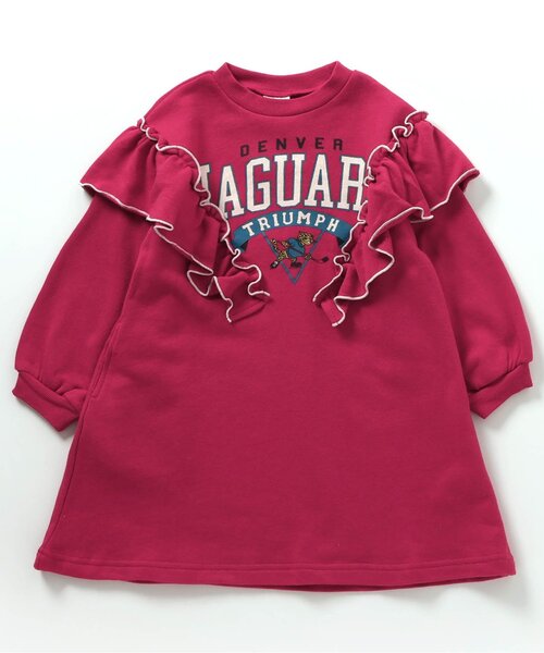 BREEZE（ブリーズ）の「【リンク】カレッジフリルワンピース（ワンピース・キッズ・アイボリー/グレー/ローズ・80/90/100/110/120/130/140）」の7枚目の写真