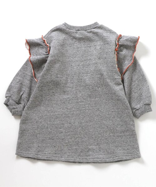 BREEZE（ブリーズ）の「【リンク】カレッジフリルワンピース（ワンピース・キッズ・アイボリー/グレー/ローズ・80/90/100/110/120/130/140）」の10枚目の写真