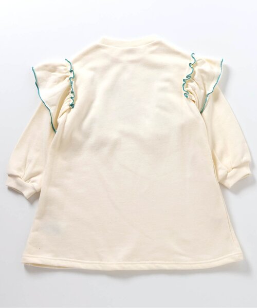 BREEZE（ブリーズ）の「【リンク】カレッジフリルワンピース（ワンピース・キッズ・アイボリー/グレー/ローズ・80/90/100/110/120/130/140）」の11枚目の写真