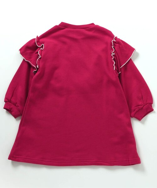 BREEZE（ブリーズ）の「【リンク】カレッジフリルワンピース（ワンピース・キッズ・アイボリー/グレー/ローズ・80/90/100/110/120/130/140）」の12枚目の写真