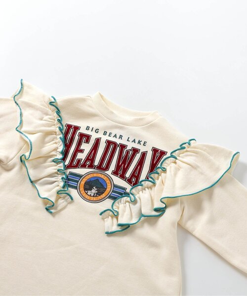 BREEZE（ブリーズ）の「【リンク】カレッジフリルワンピース（ワンピース・キッズ・アイボリー/グレー/ローズ・80/90/100/110/120/130/140）」の13枚目の写真