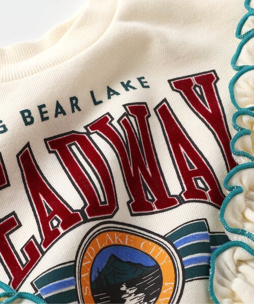 BREEZE（ブリーズ）の「【リンク】カレッジフリルワンピース（ワンピース・キッズ・アイボリー/グレー/ローズ・80/90/100/110/120/130/140）」の14枚目の写真