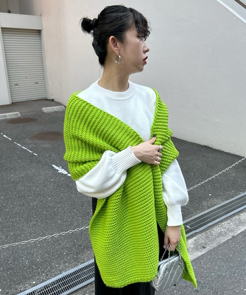 セール】【SINN】ニットマフラー カラーマフラー ユニセックス