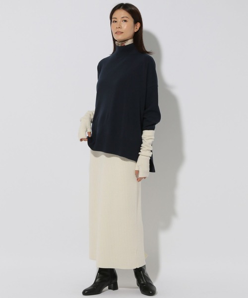 Elura（エルーラ）の「毛玉しらずナロースカート＜低身長サイズあり＞/133698（スカート・レディース・ホワイト/ダークネイビー/グリーン系その他4/ブラック/ブラウン系その他・MEDIUM/LARGE/FREE(S)）」の15枚目の写真