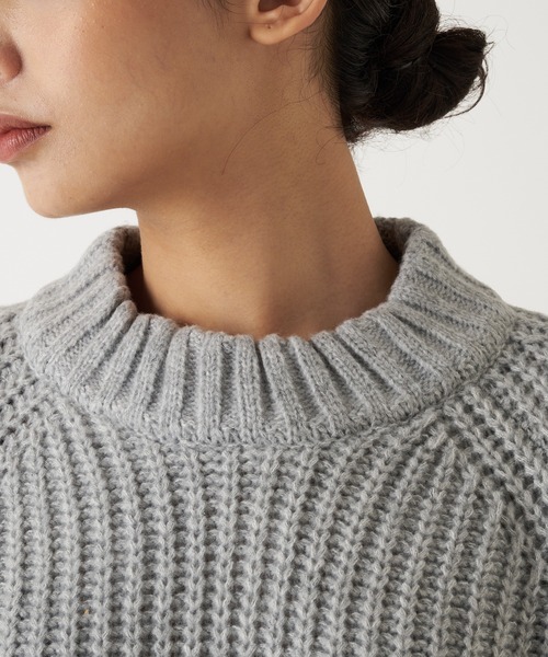 セール】チャンキーニット スウェットクルー（ニット/セーター